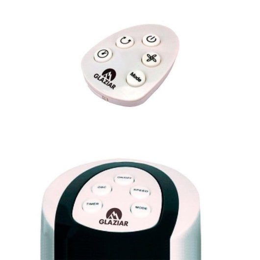 Ventilador torre GLAZIAR Brisa 3 en 1, 9 velocidades, silencioso, oscilante, control remoto