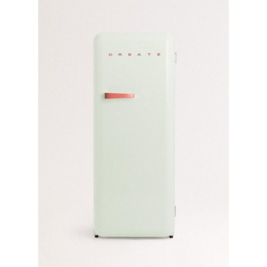 Create Frigorífico Una Puerta Retro 281L 150cm R600a Verde/Terracota D