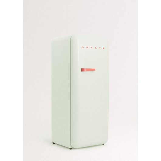 Create Frigorífico Una Puerta Retro 281L 150cm R600a Verde/Terracota D