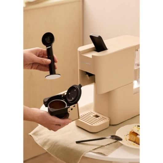 Cafetera Express Multicápsula Create Thera STUDIO Adaptadores Nespresso Dolce Gusto Café Molido 600ml