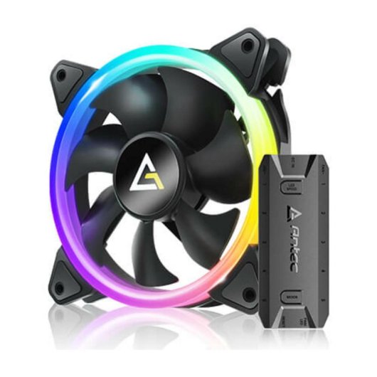 Ventilateur ANTEC Neon RGB 120mm Lot de 3 Noir - Refroidissement Efficace