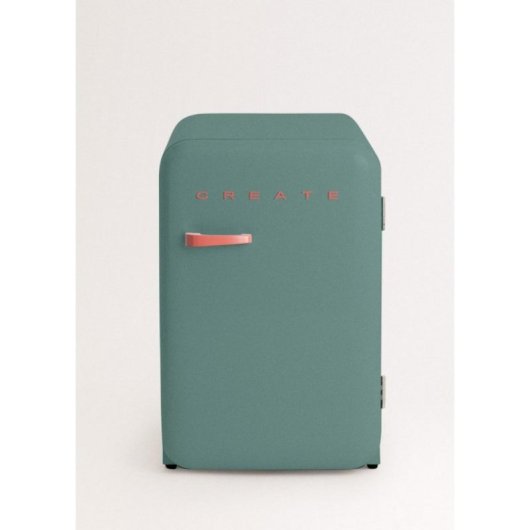 Create Frigorífico Una Puerta 107L R600a ECO Friendly Verde/Terracota F