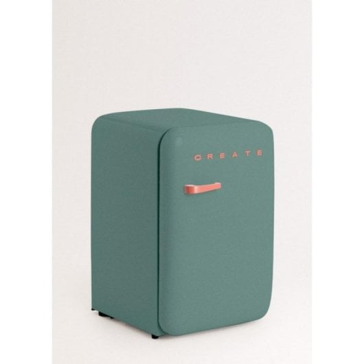 Create Frigorífico Una Puerta 107L R600a ECO Friendly Verde/Terracota F