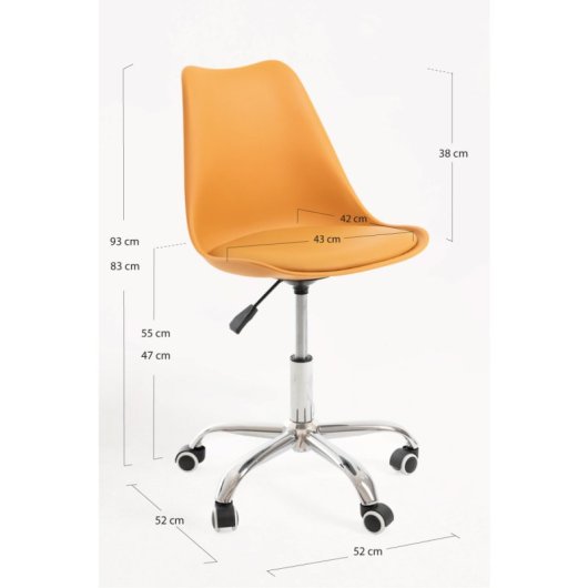 Regalos Miguel - Sillas De Escritorio - Silla Neo - Mostaza