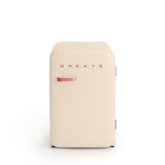 Create Frigorífico Una Puerta Retro 107L ECO Friendly Beige/Terracota F