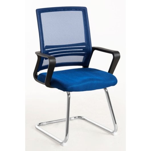 Sillas De Escritorio - Silla Confidente Kole - Azul