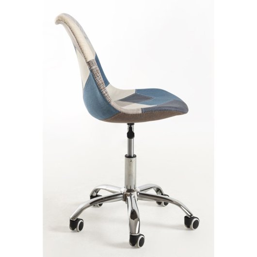 Sillas De Escritorio - Silla Neo Patchwork - Patchwork Blue