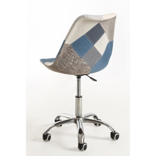Sillas De Escritorio - Silla Neo Patchwork - Patchwork Blue