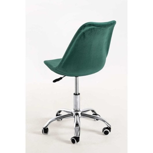 Sillas De Escritorio - Silla Neo Terciopelo - Verde