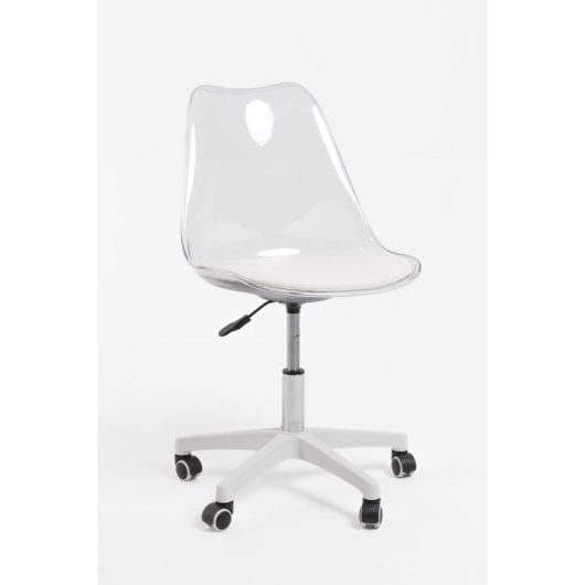 Sillas De Escritorio - Silla Neo Transparente - Blanco