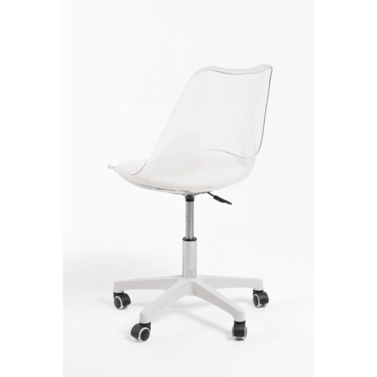 Sillas De Escritorio - Silla Neo Transparente - Blanco