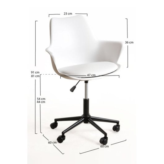 Sillas De Escritorio - Silla Synk Office - Blanco