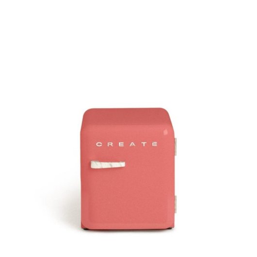 Create Frigorífico Retro Mini 48L Eco Friendly Gas R600a Terracota/Mármol F