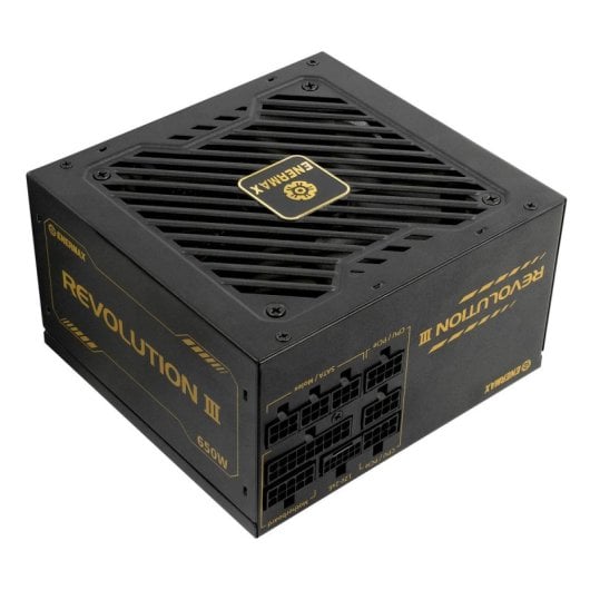 Fuente de alimentación Enermax Revolution III 650W 80+ Gold modular protecciones avanzadas