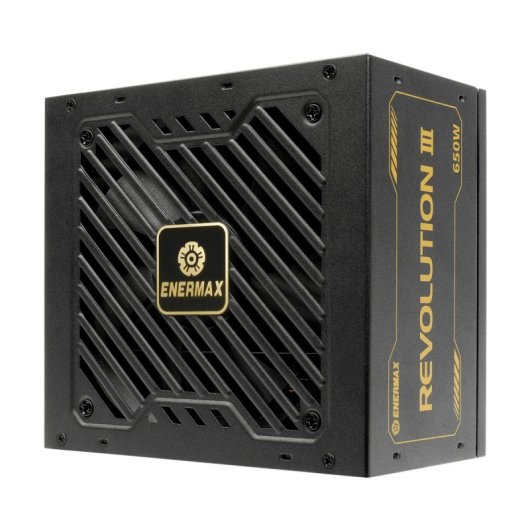 Fuente de alimentación Enermax Revolution III 650W 80+ Gold modular protecciones avanzadas