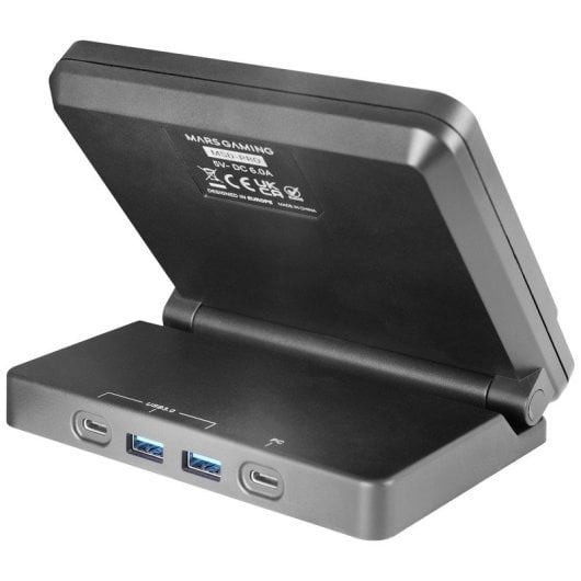 Mars Gaming Msd-pro Control Deck 10 Teclas Lcd 4 Diales Pantalla Táctil Extendida Animada Negro