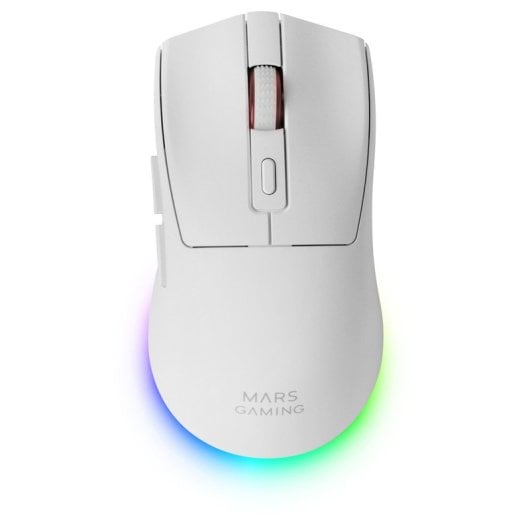 Mars Gaming Mm-t3 Ratón Inalámbrico Rgb Óptico Bluetooth 5.0 14400 Dpi Switches Huano Blanco