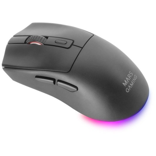 Mars Gaming Mm-t3 Ratón Inalámbrico Rgb Óptico Bluetooth 5.0 14400 Dpi Switches Huano Negro