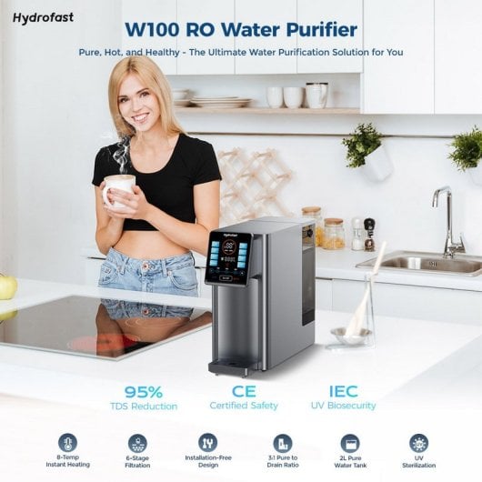 Hydrofast W100 Purificador De Agua De Encimera