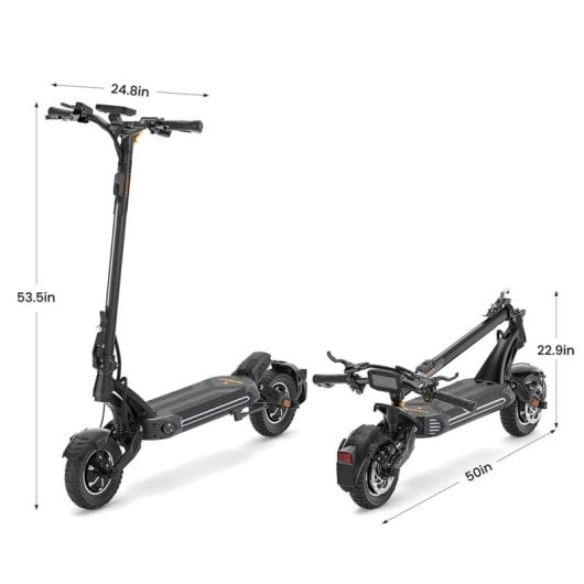 Ausom Sr1 Patinete Eléctrico Doble Motor 1000w*2 Gris