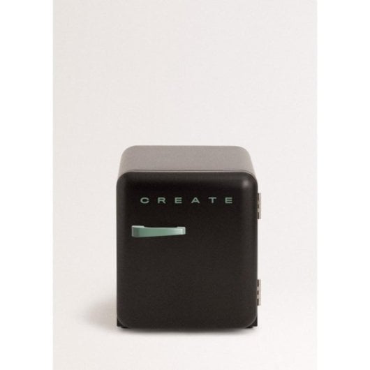 Create Frigorífico Retro Mini 48L Gas R600a ECO Friendly Negro/Verde F