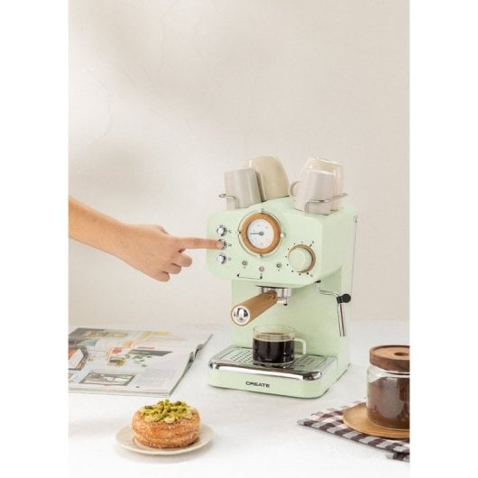 Create - Thera Retro - Cafetera Express Verde - 3 -