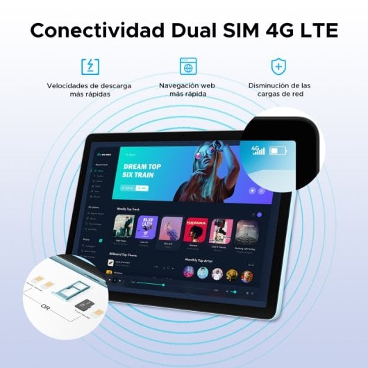 Doogee Tab G6 Tablet 11 Zoll Android 15/30gb Ram+256gb Rom, GPS Widevine L1 8000mah 4g Lte