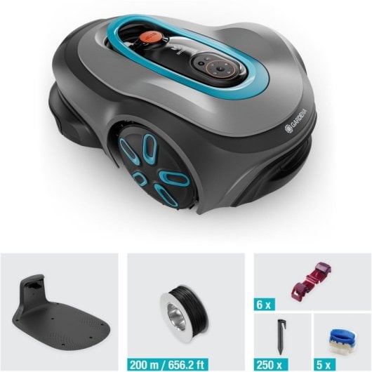 Corta-relva robot Gardena Smart Sileno Max 1200 m² cinzento – 19902-26