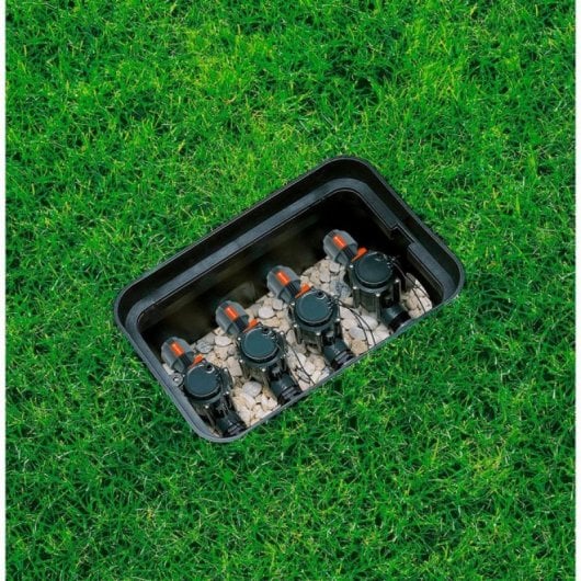 Válvula de Rega Gardena 1278-20 24V Rosca Interior 1" Filtro Autolimpante 12 bar Preta