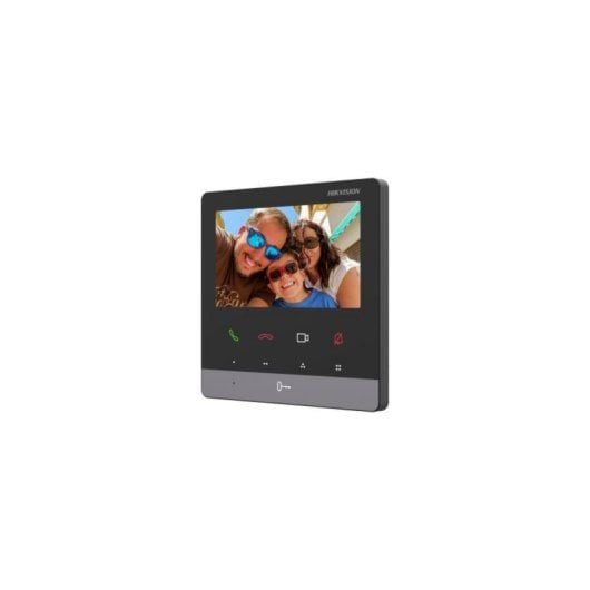 Monitor Videoportero Hikvision DS-KH6100-E1 4.3" TFT PoE Botones Físicos Negro/Gris