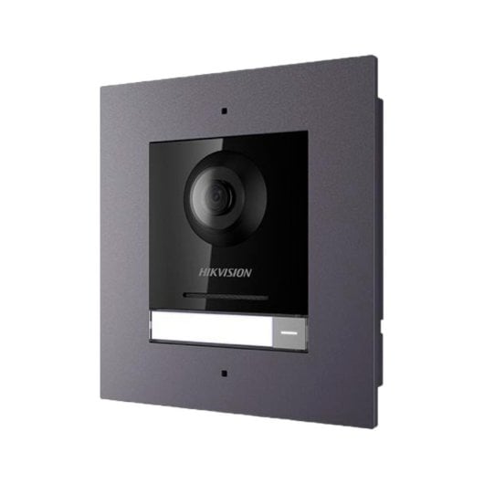 Hikvision IP Video Intercom Pro Series KD8 2MP Poe 1 Botão Externo IP65 - Ds-kd8003-ime1(b)/flush