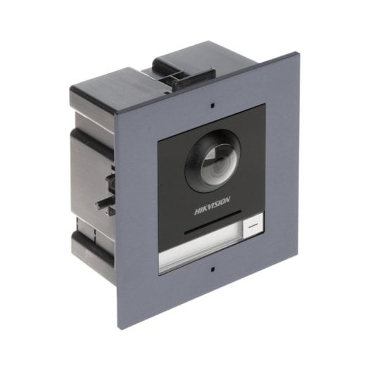 Hikvision IP Video Intercom Pro Series KD8 2MP Poe 1 Botão Externo IP65 - Ds-kd8003-ime1(b)/flush