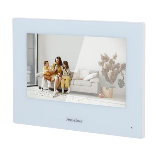 Monitor De Videoportero Hikvision Con Pantalla Táctil Tft De 7" - Ds-kh6320y-wte2/blanco