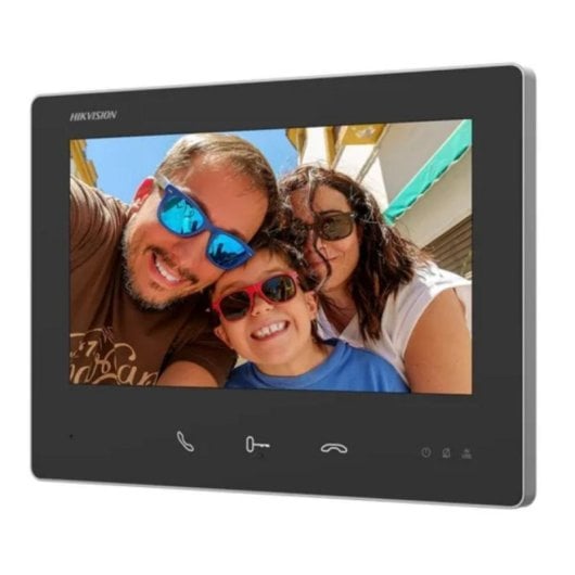 Monitor Interior Hikvision DS-KH7300EY-TE2 7'' Táctil TFT 2 Hilos Botones Físicos y Virtuales Negro