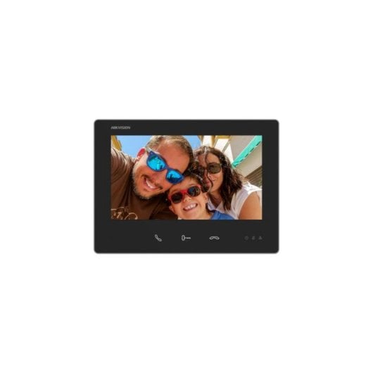 Monitor Interior Hikvision DS-KH7300EY-TE2 7'' Táctil TFT 2 Hilos Botones Físicos y Virtuales Negro