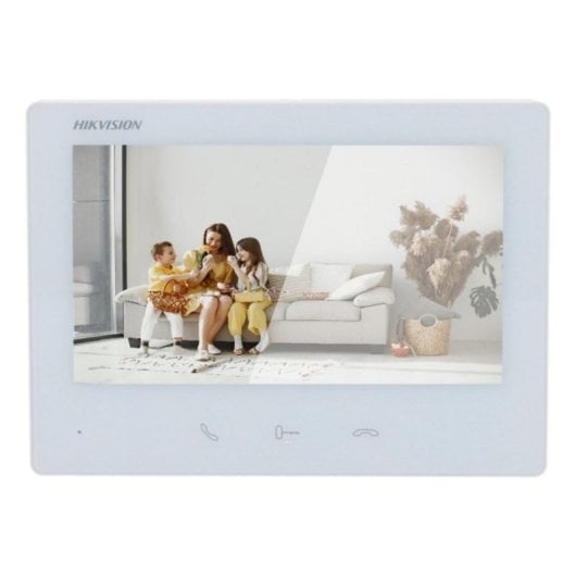 Monitor Videoportero Hikvision DS-KH7300EY-TE2/White 7" Táctil TFT 2 Hilos HD Blanco