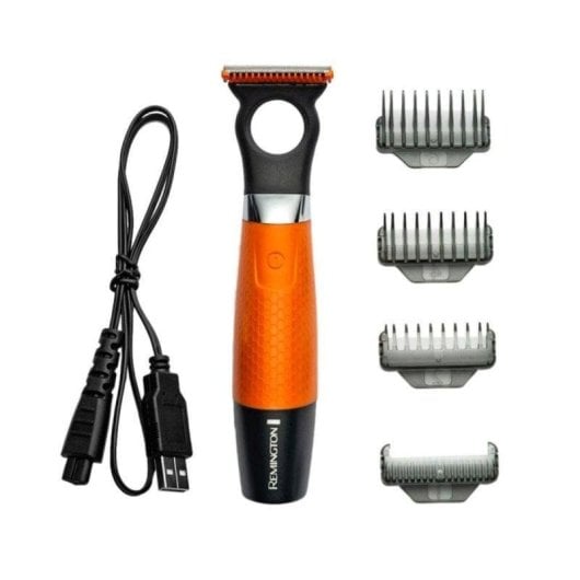 Aparador de Barba Facial Remington MB050 E51 Recarregável 60min Seco e Molhado 4 Ajustes 4 Pentes