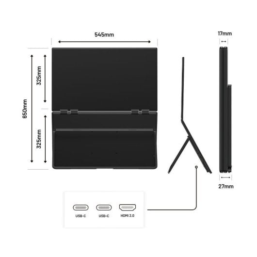 Japannext Jn-dmd-ips238f-c4 Doble Monitor 2 X 23,8" Ips Full Hd
