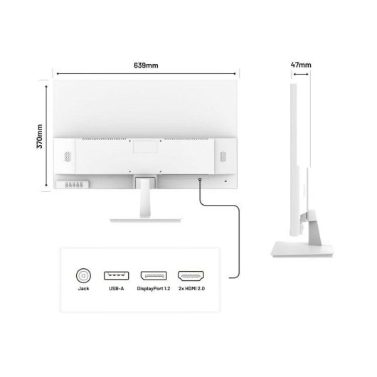 Écran PC JAPANNEXT JN-IPS2802UHDR-W 28" Ultra HD 4K 60Hz IPS HDR FreeSync G-Sync 5ms