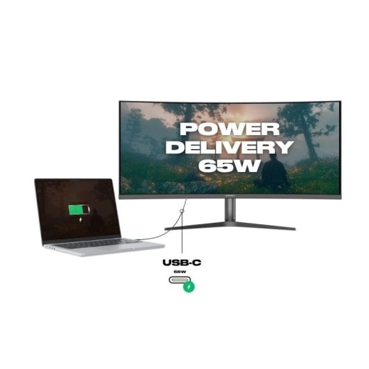 Japannext Jn-ib375c144uqr-h Monitor Gaming Curved 37.5" Ips Uwqhd+ 144hz 1ms