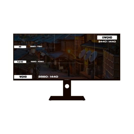 Japannext Jn-ips401uwqhd144-c90w Monitor Gaming 40" Ips Uwqhd 144hz 1ms