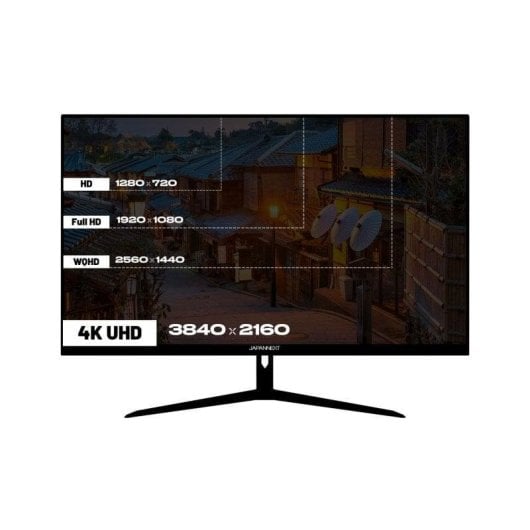 Japannext JN-IPS27G1632UF Monitor Gaming Dual Mode 27" IPS 4K/FHD 160Hz/320Hz 0.5ms