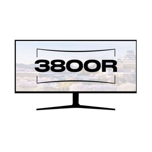 Écran PC JAPANNEXT JN-IPS34Q-HC6-W 34" UWQHD 60Hz IPS incurvé USB-C KVM 5ms