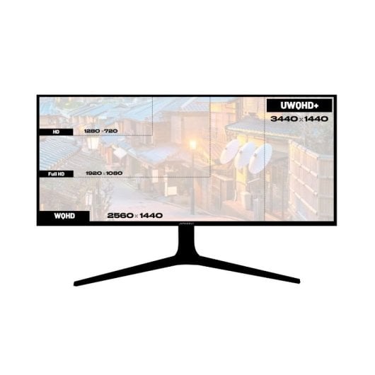 Japannext Jn-ipsc3752uwqhdpr-h-c65w Monitor Curved 37.5" Ips Uwqhd+ 75hz 4ms