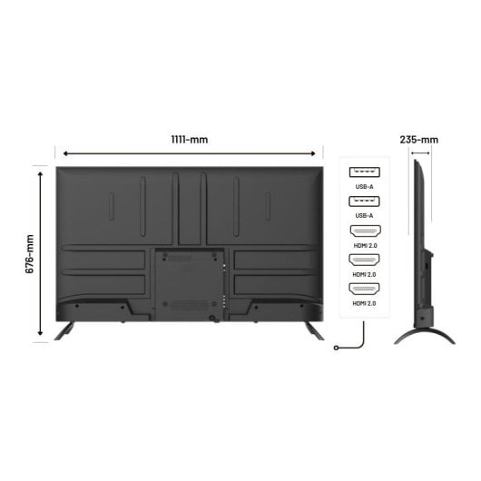 Japannext Jn-i50u Monitor De Gran Formato 50" Va 4k Uhd