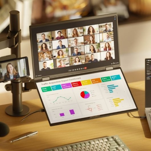 Japannext Jn-dmd-ips156f Doppio monitor 2 x 15,6" Ips Full HD