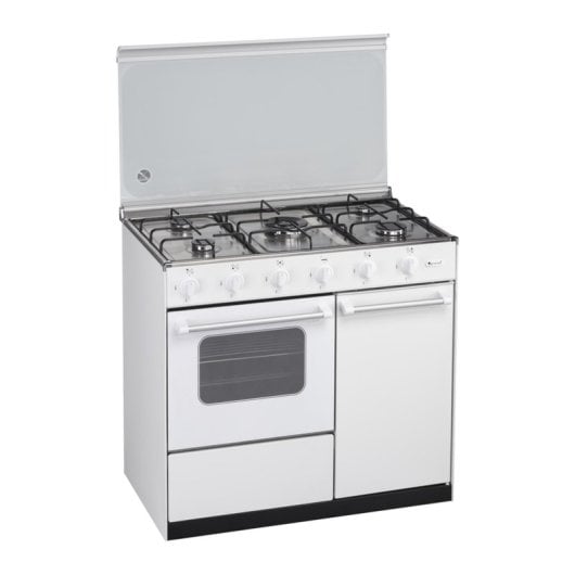 Gralux Cocina De Gas Fog-fq5200/2 Gbr, Con Horno Y Portabombonas, 5 Fuegos