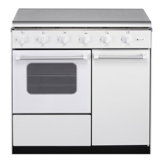 Gralux Cocina De Gas Fog-fq5200/2 Gbr, Con Horno Y Portabombonas, 5 Fuegos