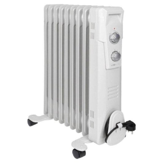 Ölradiator Clatronic RA 3736 9 Rippen 2000W Thermostat Rollen Sicherheit