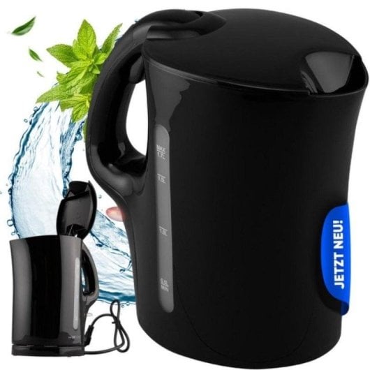 Wasserkocher Clatronic WK 3819 BK 1,7L kabellos 2200W Antikalkfilter Schwarz